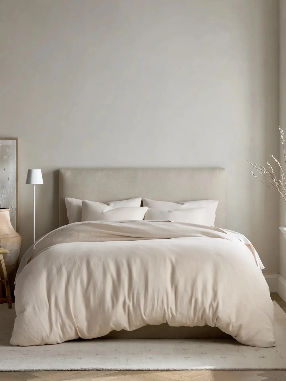 SOLD New Quince European Linen Duvet Cover Set King/CalKing - Sand MSRP $214